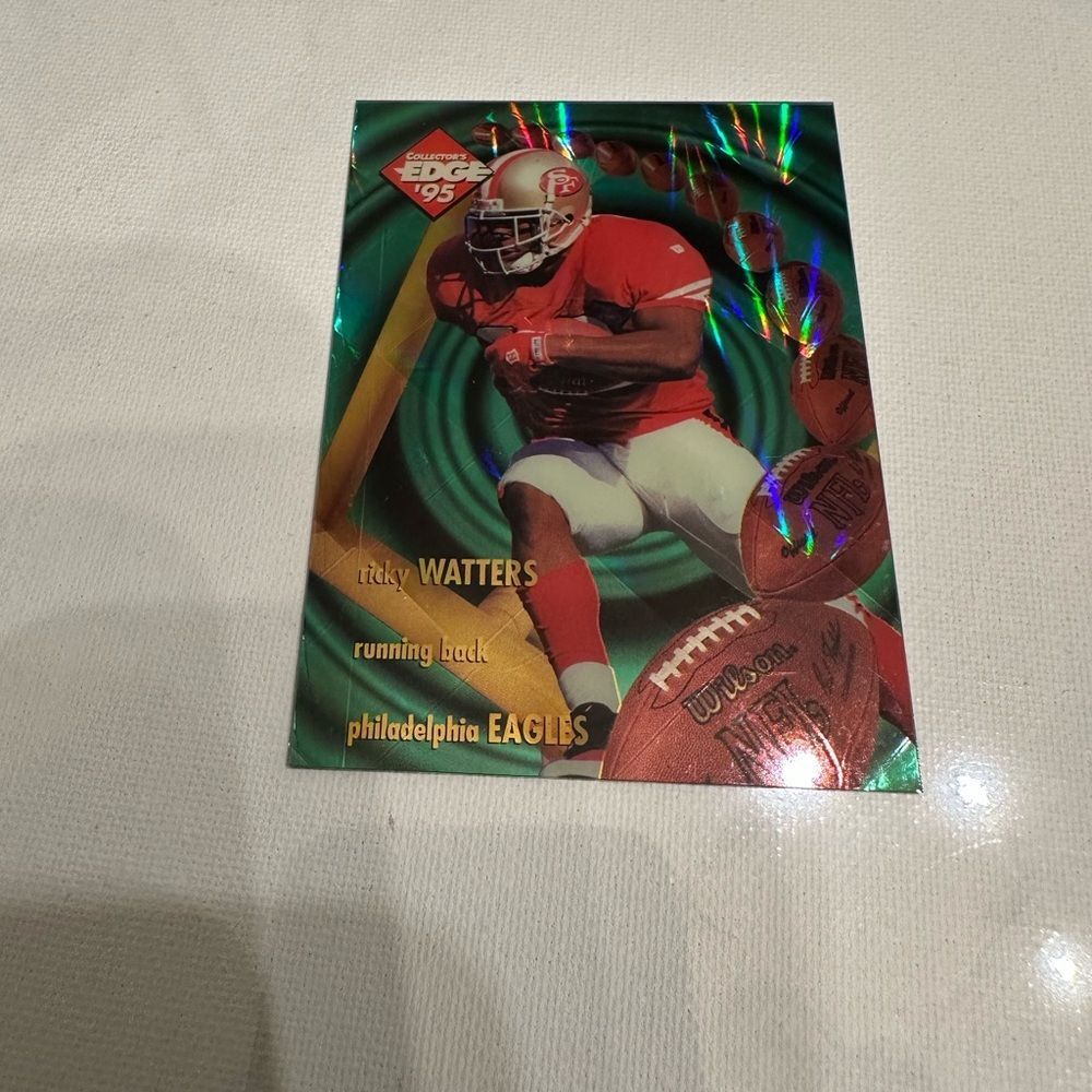 Edge Kids Trading Card - Green and Red Ricky waters mint condition